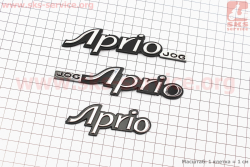 Наклейка шильдик JOG APRIO к-кт 3шт (13х3см)