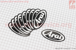 Наклейка Arai малая 10шт (9,5х4,5см)