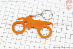 Брелок KTM мото, резиновый 81х50мм