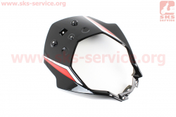 Loncin- LX200GY-7A пластик - обтекатель фары, ЧЕРНЫЙ